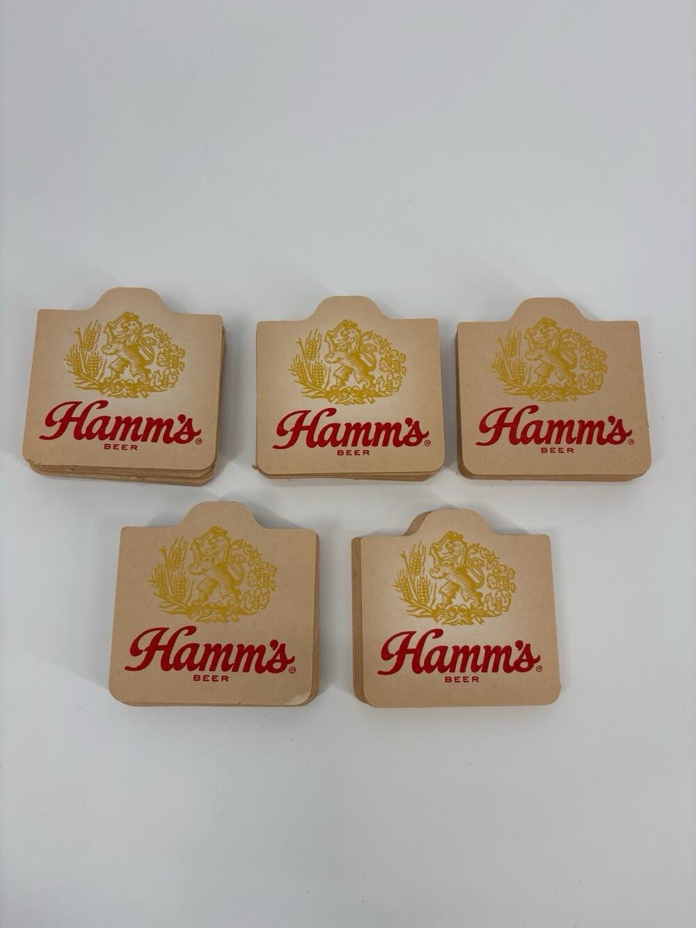50+ Hamm's Beer Pressed Paper Coasters Vintage